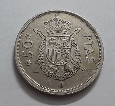 Foreign currency of Spain Unit 50 bh cd