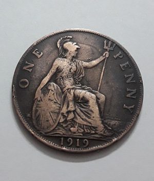 Foreign currency of King George V of Britain in 1919-vfj