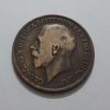 Foreign coin of King George V of Britain in 1914-bvc