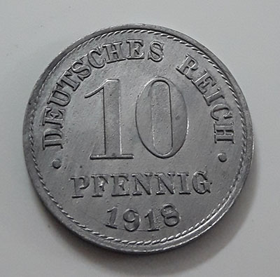 Foreign currency of Germany 10 Fenning 1918 Banking quality-ucl