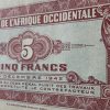 Extremely rare foreign currency of West Africa, France, 1942-aks