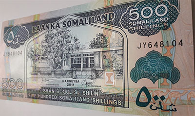 Foreign banknote of the beautiful design of Somalia in 2011 (banking quality)-tjx