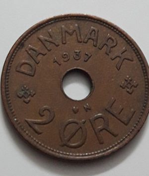 Extremely rare and valuable foreign coin of Denmark in 1937-ddw