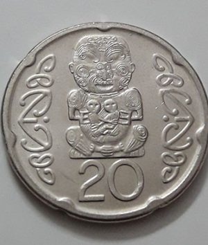 Foreign coin of the beautiful design of the New Zealand colony of 2006-edc