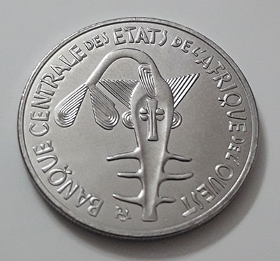 Foreign coin of beautiful design of West Africa, unit 100, 2019-fgh