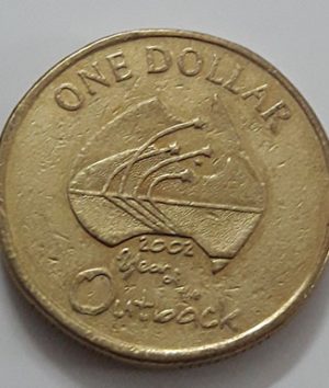 Australian one dollar commemorative foreign coin 2002-qfz