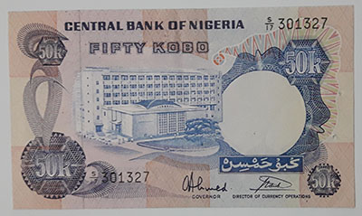 Nigerian foreign currency unit 50-ifo