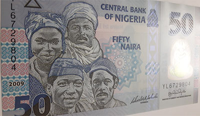 Nigeria beautiful polymer banknotes-sss