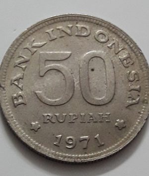 Foreign coin of beautiful design of Indonesia in 1971-hyh