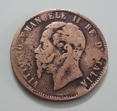 Italian foreign coin 1867-saa