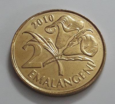 The beautiful and rare foreign coin of Swaziland in 2010-ewq