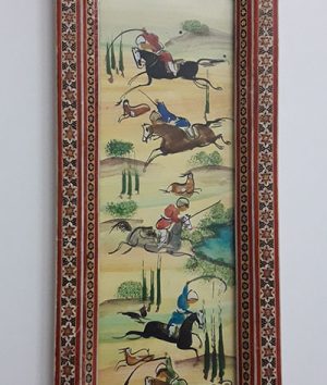 A very beautiful and old design painting with a very valuable frame-qaw