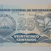 Very beautiful and rare foreign banknote of Nicaragua, Unit 25-vfr