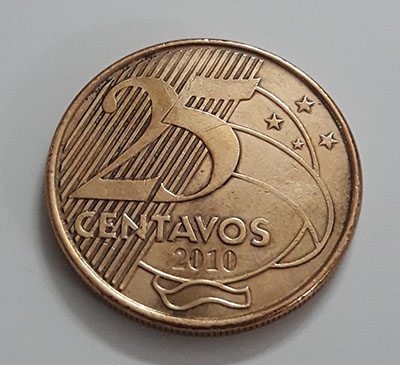 Foreign currency of Brazil, unit 25, 2010-ytr