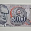 Collectible foreign banknote of the rare Yugoslav type in 1980-tss