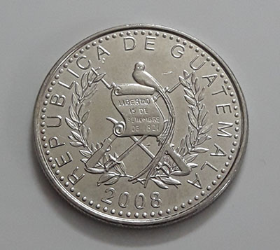 Guatemala Rare Collectible Foreign Coin 2008-eie