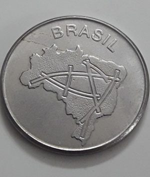 Foreign coin of the rare design of Brazil in 1984-ejj