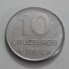 Foreign coin of the rare design of Brazil in 1984-jej