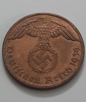 Foreign cross coin of Germany, unit 1, 1939-rmm