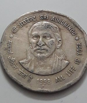 Foreign commemorative coin of the rare brigade of India in 1998-ubb