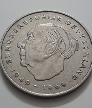 Collectible foreign coins, 2 commemorative brands, beautiful and rare, Germany, 1969-ugg