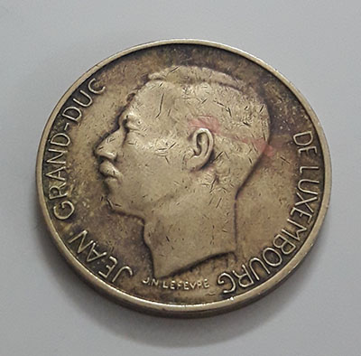 Rare foreign coin of Luxembourg in 1986-uqq
