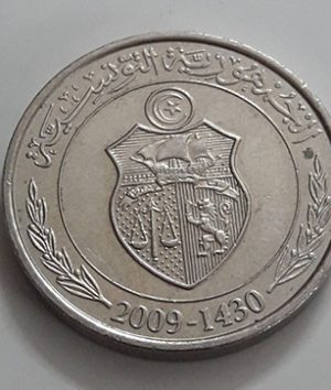 Tunisian commemorative foreign coin, 1.2 units, 2009-uyt