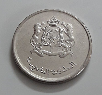 Foreign coin commemorating the beautiful design of the Maghreb country, unit 1/2 of 2014-ziz