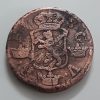 Large size collectible foreign coin of Sweden in 1747-aga