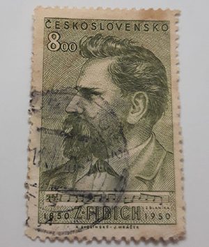 Exterior stamp with a very beautiful design of 1950-rfv