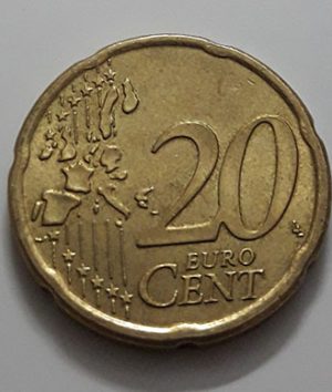 Collectible foreign currency, 20 cent unit, EU country, 2004-jaj