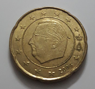 Collectible foreign currency, 20 cent unit, EU country, 2004-ajj