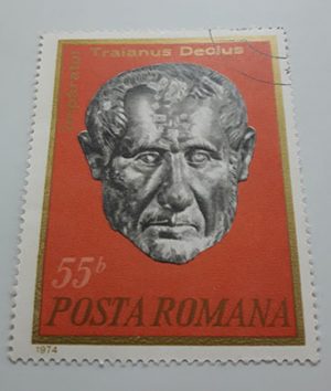 Collectible foreign stamp of Romania in 1974-ekk