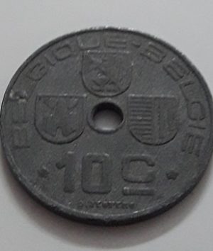 Collectible foreign coin, beautiful and rare design, Belgium, unit 10, 1942-jkk