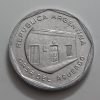 Collectible foreign coin of Argentina, unit 10, 1989-gai