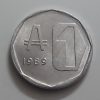Collectible foreign currency of Argentina, unit 1, 1989-aih