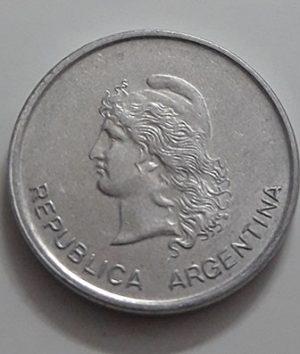 Collectible foreign coin, beautiful design of Argentina, unit 50, 1983-aij
