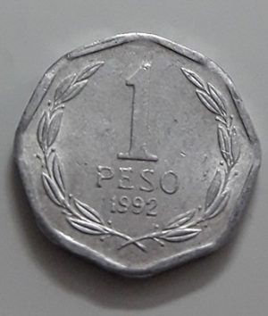1992 Chilean Collectible Foreign Coin-xai