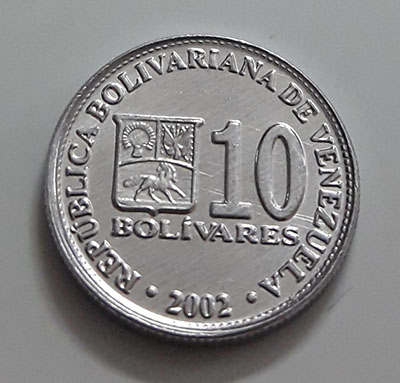 Collectible foreign coins, beautiful design of Venezuela, 2002-qao