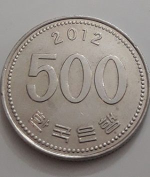 Collectible foreign coins of beautiful design of South Korea in 2012-qwa