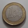 1 euro double collectible collectible foreign coin, beautiful design, 2002-eaw