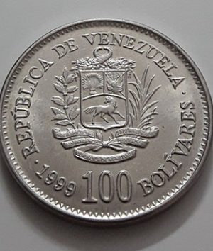 Venezuela Collectible Foreign Coin 100 Unit 1999-uae