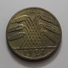 Collectible foreign coin of Germany, unit 10, 1924-ard