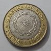 Two-metal collectible foreign coin, beautiful design of Argentina in 2011-asg