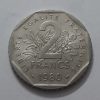 Collectible foreign coin, beautiful design, 2 French francs, 1980-kaf