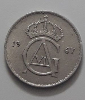 Swedish Collectible Foreign Coin 1967-daz