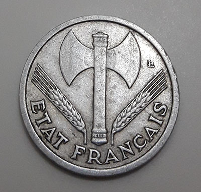 Collectible foreign coins of France in 1944-avm