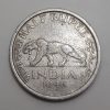 Collectible foreign currency, half a rupee, India, British colony, 1946-anv