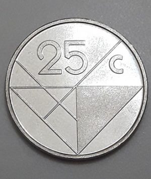 Aruba super rare collectible foreign coin, unit 25, 1994-bvc