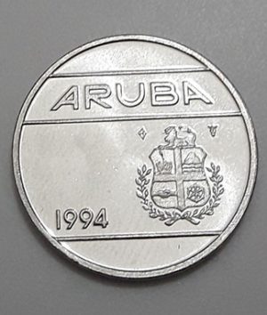 Aruba super rare collectible foreign coin, unit 25, 1994-cvb